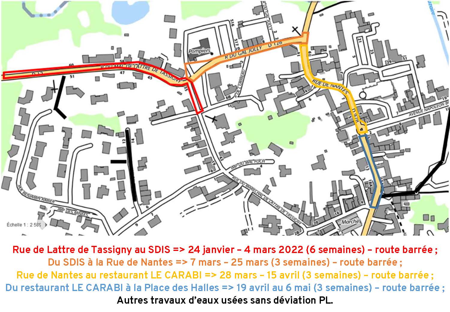 Assainissement-plan travaux achards
