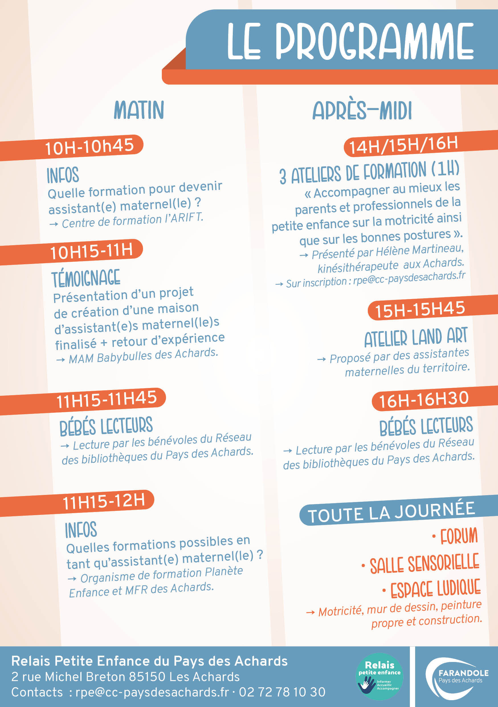 programme en avant les ass mat