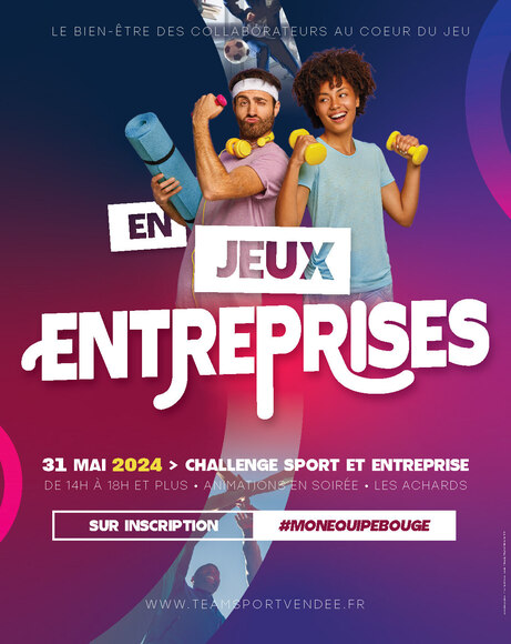 Affiche team sport vendée