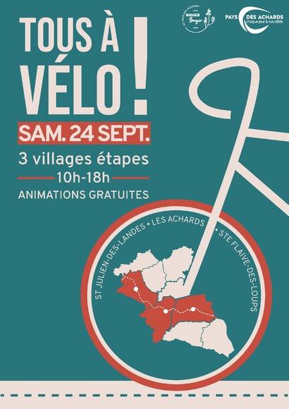 Affiche Tous à vélo