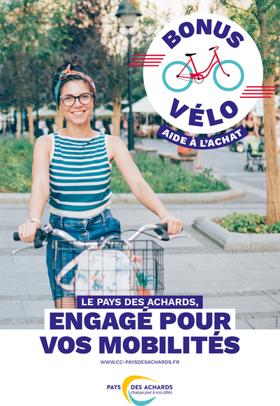 Amenagement - mobilites - bonus velo - affiche